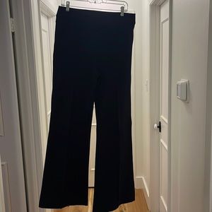 Wide leg navy blue spanx pants.